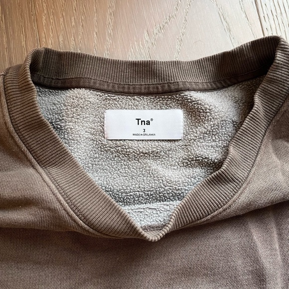 Aritzia Tna Mega Crew - Garment Dye - Picture 2 of 2